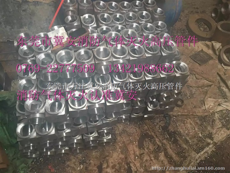 供应七氟丙烷管件灭火管件气体管件消防管件弯头法兰