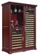 微科实木橡木红酒柜  红酒展示柜