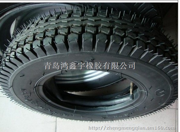 供应农业机械拖车轮胎羊角花纹4.00-10