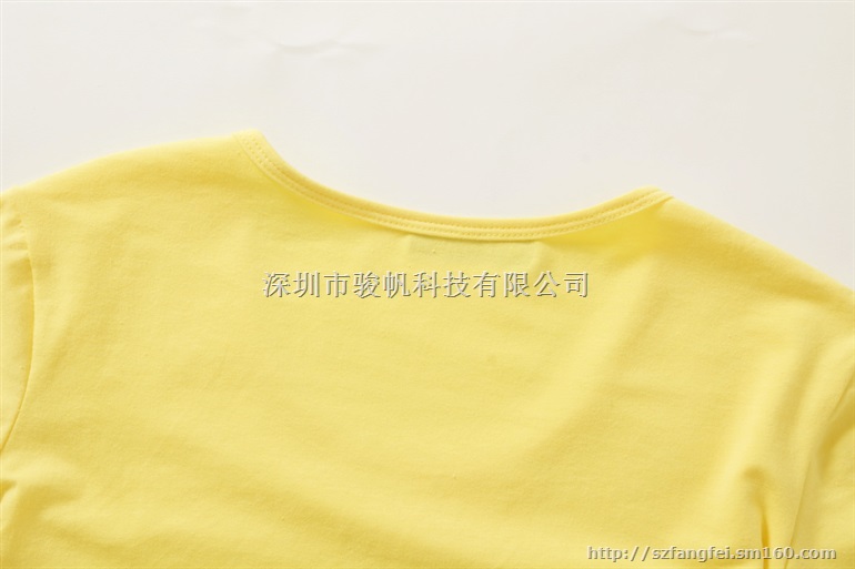 黄色班服聚会服社团服个性T恤文化衫来图定制