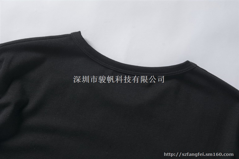 黑色短袖圆领文化衫订做同学聚会T恤团建文化衫