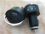 2.1a拉环 双USB车充 2A 拉环车载充电器