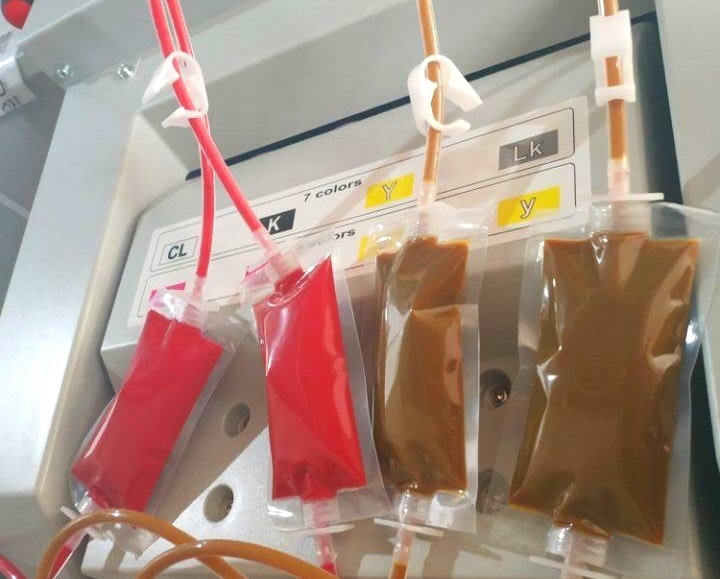 金彩弱溶剂压电写真机墨水