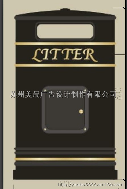 苏州公共设施-垃圾桶、铁艺