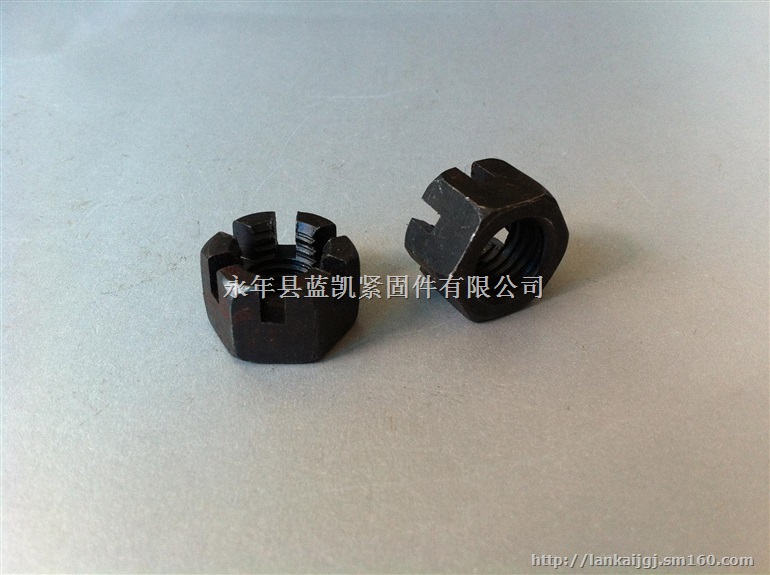 开槽螺母开花槽母高强槽母槽型螺母定制槽母