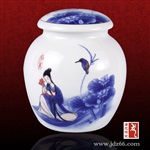 陶瓷珍珠粉罐，陶瓷大茶叶罐，定做陶瓷罐，活动赠品陶