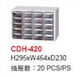 天钢24抽零件柜20抽小型零件柜CDH-420