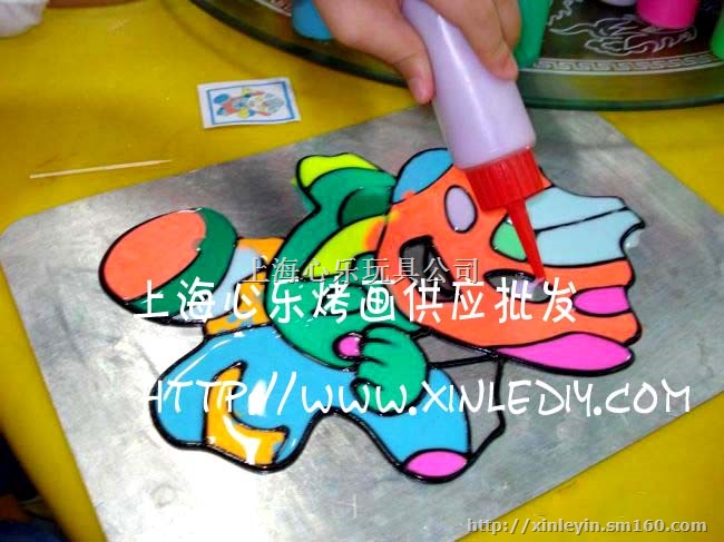 环保儿童烤胶画批发