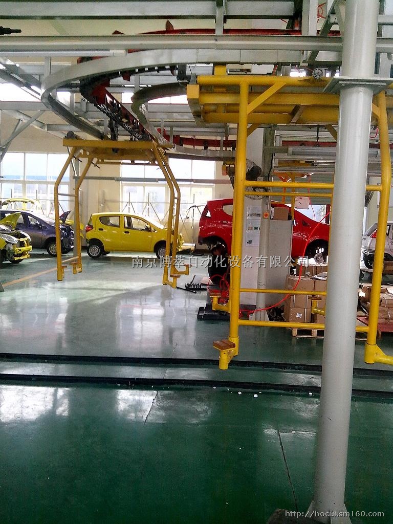 电动汽车装配生产流水线由南京博萃公司专业设计制造