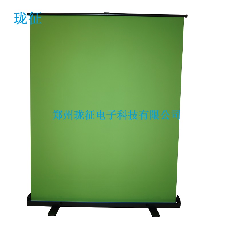 便携式地拉幕抠像绿箱可升降移动虚拟蓝箱背景架套装