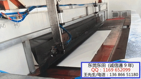 幕布黑边往复喷漆涂装机, 投影屏幕布喷黑边