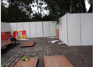 展位标摊一米梁 三米梁工厂报价 扁铝批发 标摊横档