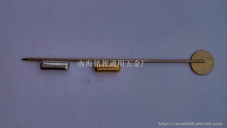 供应韩式男士*款胸针 直插式胸针保护头