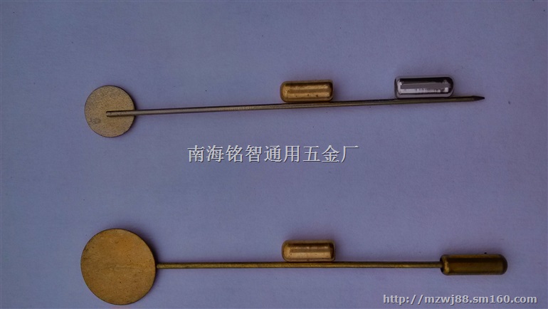 供应韩式男士*款胸针 直插式胸针保护头