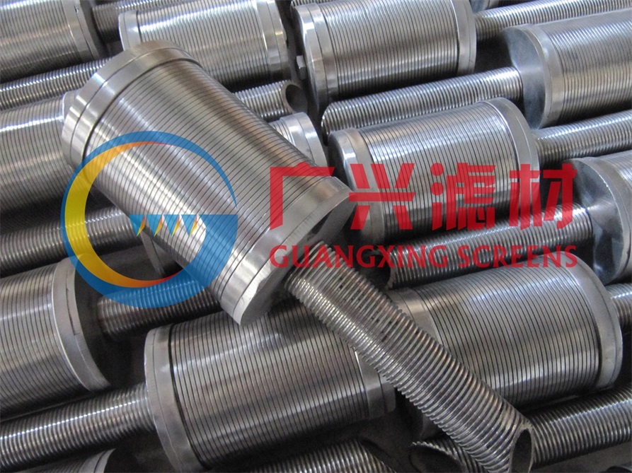 不锈钢楔形丝过滤水帽V型绕丝双头管式水帽长柄水帽