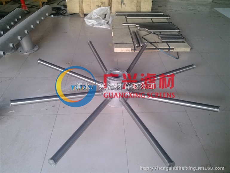 不锈钢中排布水器楔形丝过滤网过滤芯梯形丝绕丝中排