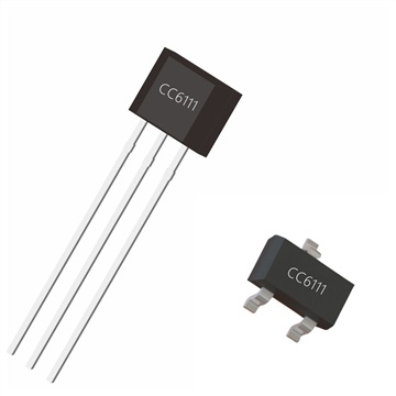 卷发棒单极霍尔磁控开关CC6111