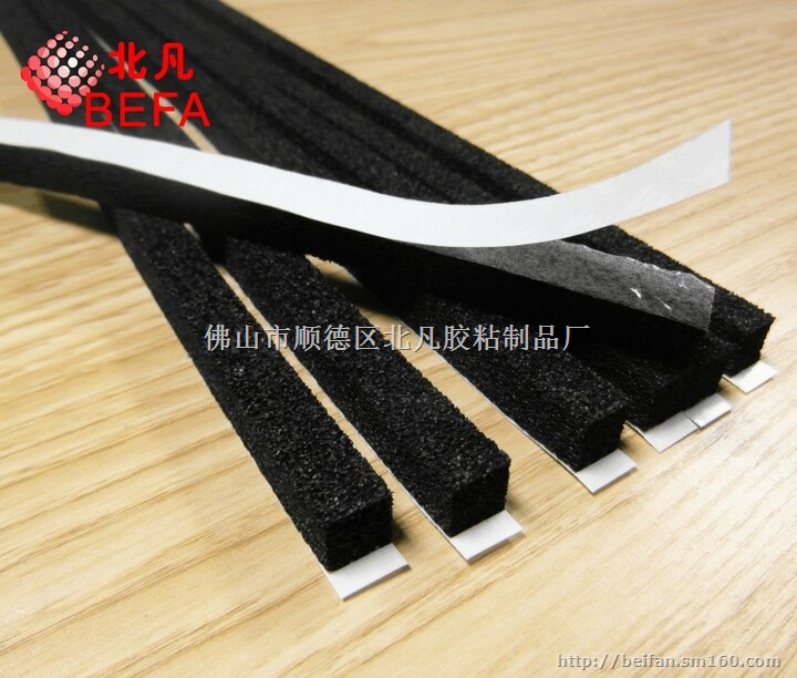 厂家供应CR泡棉胶条，CR海绵条，CR海绵密封条