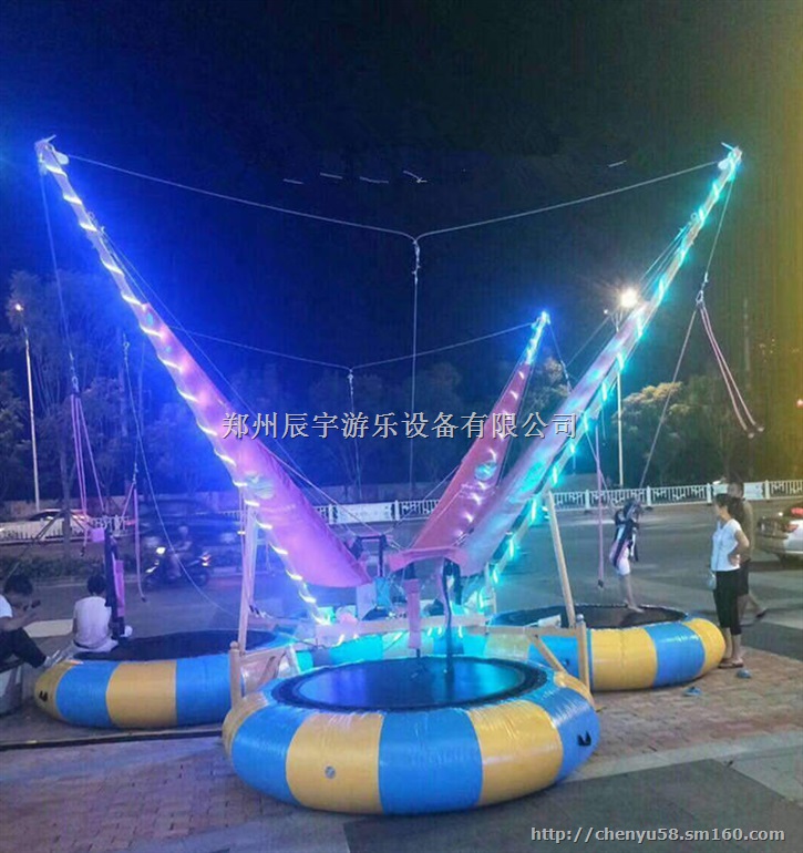 四人蹦极/儿童蹦极/4人弹跳飞人/充气跳跳床/转马