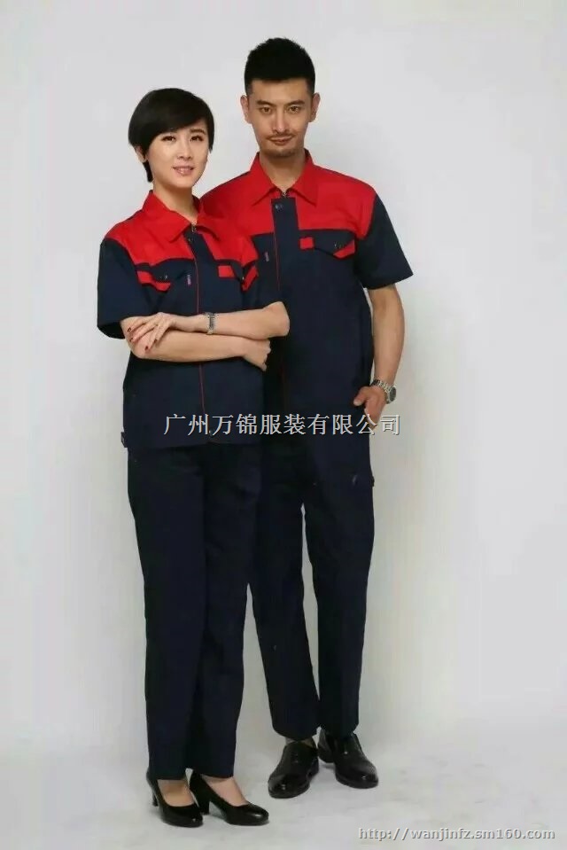 黄埔区工人工衣定做,春夏工装定做,短袖工作服定做