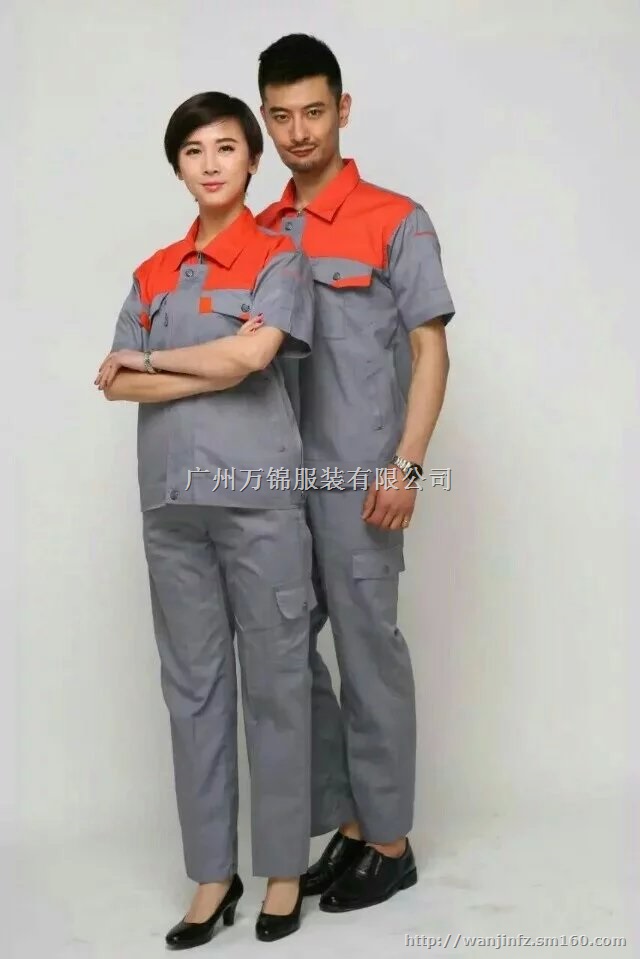 黄埔区工人工衣定做,春夏工装定做,短袖工作服定做