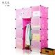 厂家直销百变DIY自由组合式树脂塑料简易魔片衣柜