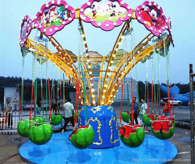 公园旋转飞椅/儿童小飞椅/电动碰碰车 熊出没水陆战