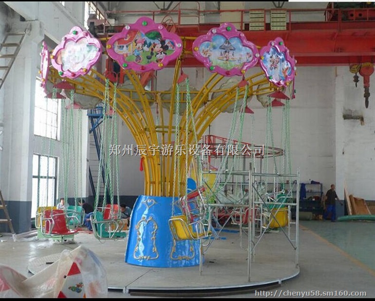 广场儿童旋转飞椅 大型自控飞机 公园水陆战车欢乐岛