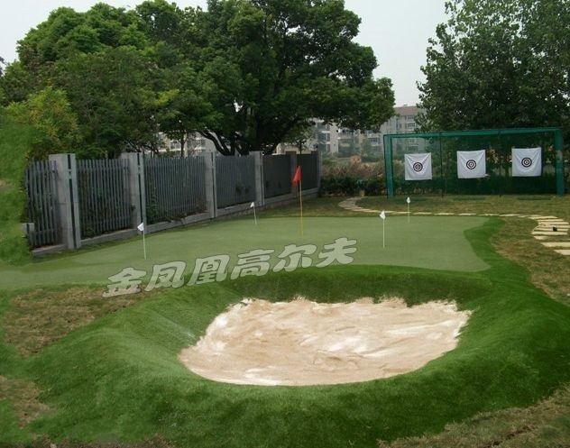 高尔夫推杆果岭,人造草果岭,楼顶人工果岭