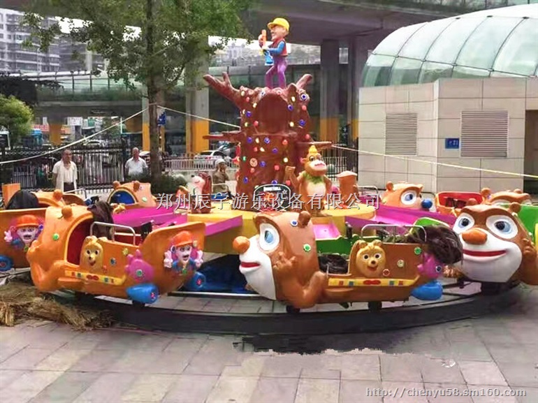 广场游乐场水陆战车/水路战车批发/轨道类游乐设备