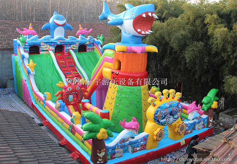 规格610喜羊羊充气城堡/大型充气滑梯玩具