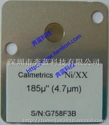 供应美国calmetrics镀锌标准片