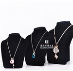 黑绒项链模特首饰架首饰包装厂家报价项链首饰模特人像