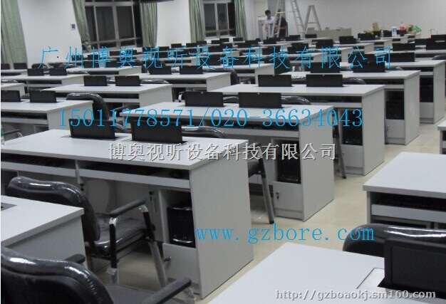 电脑室升降电脑桌