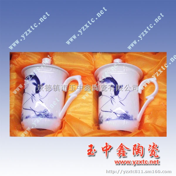 青花陶瓷茶杯 玉中鑫陶瓷厂家数量批发