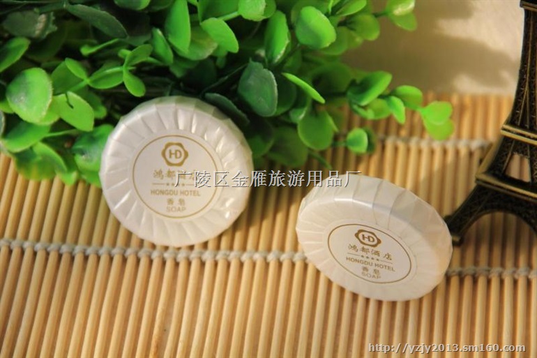 经济酒店宾馆一次性用品 批发 旅行者香皂 圆香皂