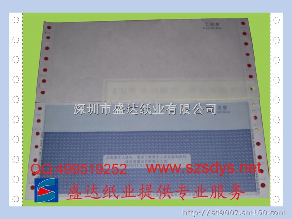 供应现货工资打印密码纸 薪资打印密码纸93x217