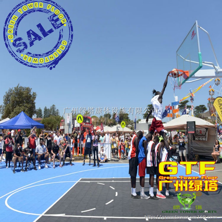 羽毛排篮球轮滑五人制足球健身房悬浮式拼装 塑胶运动