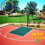 羽毛排篮球轮滑五人制足球健身房悬浮式拼装 塑胶运动