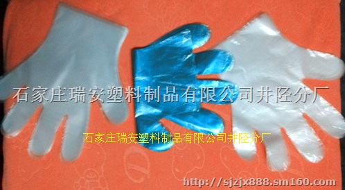 瑞安牌10000只/箱一次性PE手套价格