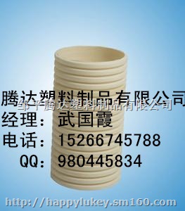 110pvc波纹管110pvc穿线管济南双壁波纹管