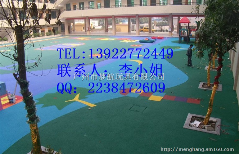 惠州户外橡胶地垫，安全地垫，学校幼儿园户外塑胶地面
