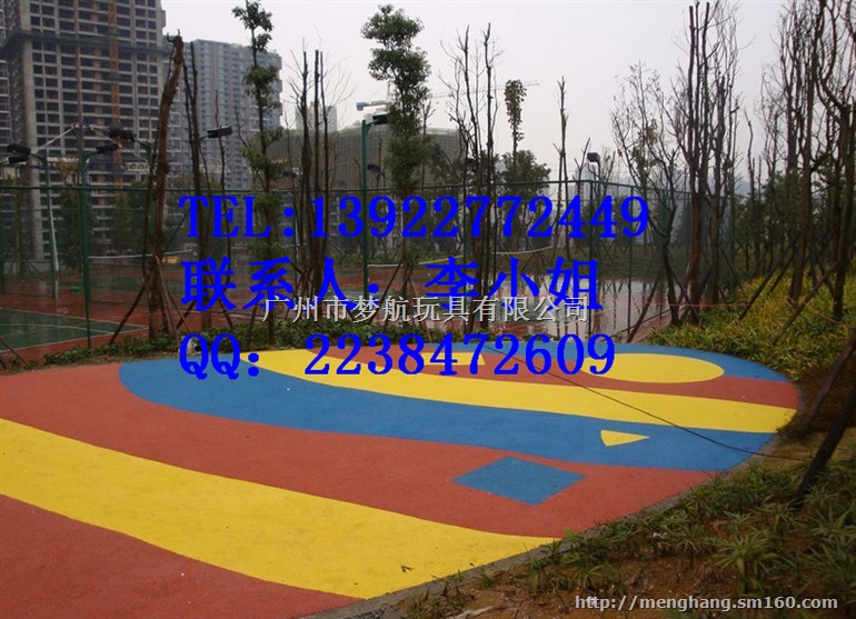 梅州户外安全地垫,EPDM塑胶地垫,幼儿园地垫施工