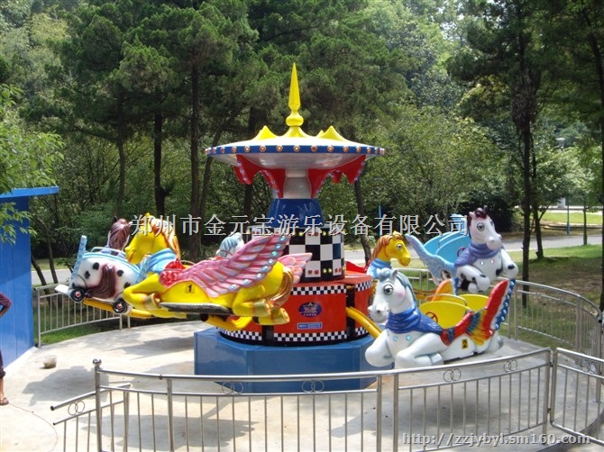 弹跳机新型飞马弹跳机游乐设备厂家郑州金元宝游乐