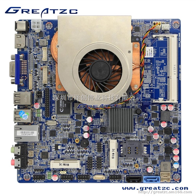 赛扬1037U独显主板 数字标牌主板 广告机主板
