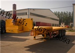 鹅颈式平板自卸半挂车  鹅颈式平板自卸挂车