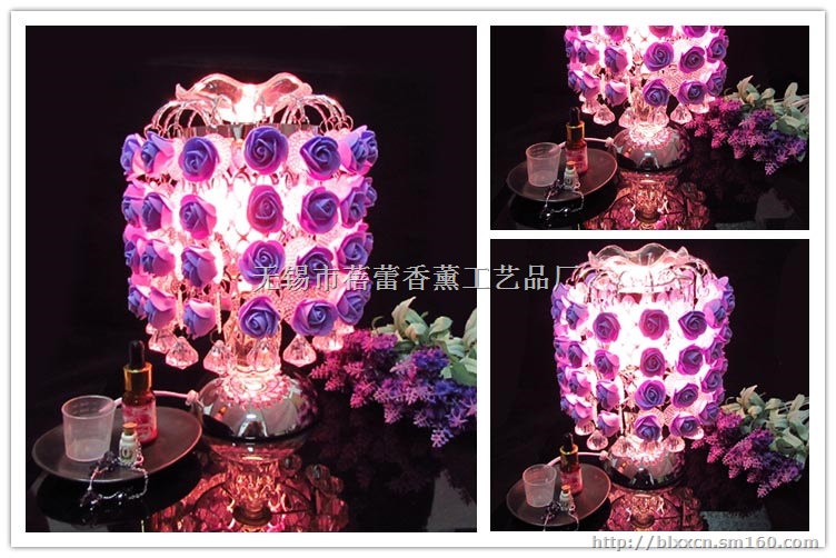 厂家直销S31芳香玫瑰感应香薰灯精油台灯香熏灯婚庆