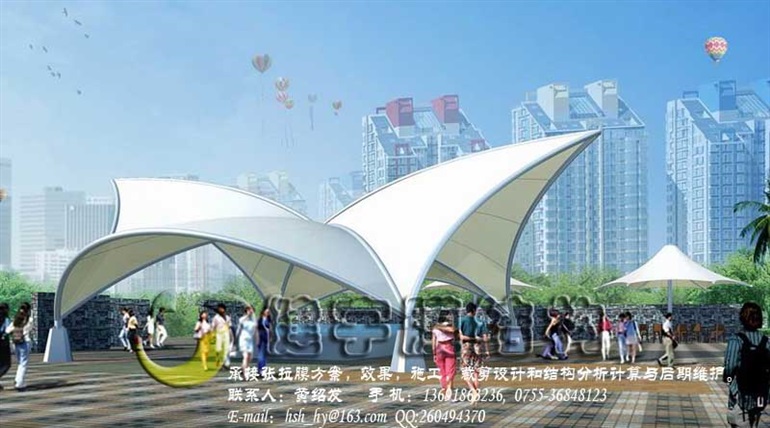 肇庆门球场张拉膜结构工程15817383027