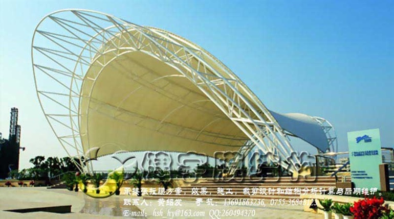 惠州篮球场张拉膜结构工程15817383027