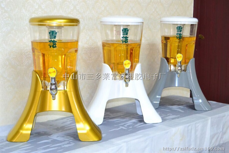 土豪金发光酒炮，啤酒炮，分酒器